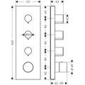 Axor Starck Modul termostatu pro 3 spotřebiče 10751000 - galerie #1