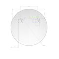 EBS Alea Kruhové zrcadlo 80 cm s LED podsvícením - galerie #4