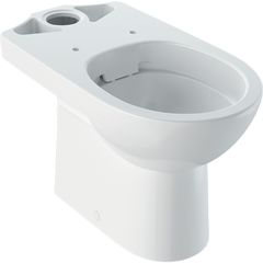 Geberit Selnova WC mísa s hlubokým splachováním, vývod horizontálně, částečně uzavřený tvar, Rimfree, bílá 500.285.01.7