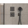 Hansgrohe ShowerSelect Comfort E Termostatická podomítková baterie jednocestná, kartáčovaný černý chrom 15575340 - galerie #1