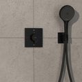 Hansgrohe ShowerSelect Comfort E Termostatická podomítková baterie dvoucestná, matná černá 15578670 - galerie #1