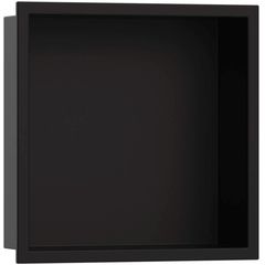Hansgrohe XtraStoris Original Zápustná polička 30x30x10 cm, černá mat 56061670