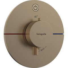 Hansgrohe ShowerSelect Comfort S Podomítková termostatická baterie, kartáčovaný bronz 15553140