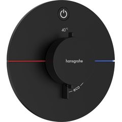 Hansgrohe ShowerSelect Comfort S Podomítková termostatická baterie, matná černá 15553670