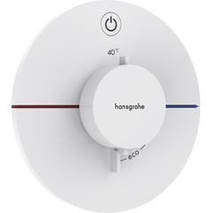 Hansgrohe ShowerSelect Comfort S Podomítková termostatická baterie, matná bílá 15553700