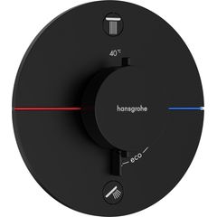 Hansgrohe ShowerSelect Comfort S Termostatická baterie s bezpečnostní kombinací, matná černá 15556670