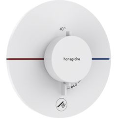 Hansgrohe ShowerSelect Comfort S Termostatická baterie s přídavným výstupem, matná bílá 15562700