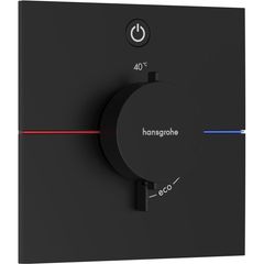 Hansgrohe ShowerSelect Comfort E Termostatická podomítková baterie jednocestná, matná černá 15571670