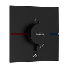 Hansgrohe ShowerSelect Comfort E Termostatická podomítková baterie jednocestná, matná černá 15575670