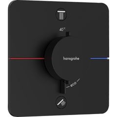 Hansgrohe ShowerSelect Comfort Q Termostatická baterie se 2 výstupy, matná černá 15583670