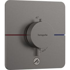 Hansgrohe ShowerSelect Comfort Q Termostatická baterie s přídavným výstupem, kartáčovaný černý chrom 15589340