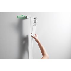 Hansgrohe Náhradní krytka připojení sprchové tyče, bílá matná 94729700