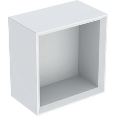 Geberit iCon Čtvercový nástěnný box 22,5 x 23,3 cm, bílá matná 502.321.01.3