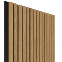 Akustický panel Oak natural 61,5x275 cm lamely na filcu