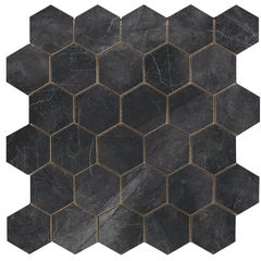 EBS Museo hexagon 26,3x27,4 lotus black lesklý