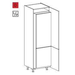 EBS CHU22LPB Skříň pro vestavnou lednici 60 cm, bílá lesk