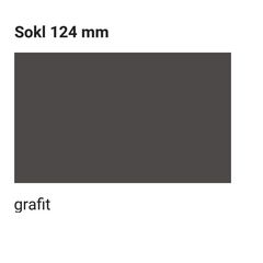 EBS 916126 Rohová spojka soklu, 12,4 cm grafit