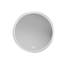 kielle Idolio - Zrcadlo s LED osvětlením a vyhříváním, průměr 80 cm, chrom 50324003