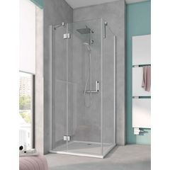 Kermi Osia Sprchové dveře 120 cm, stříbrná lesk OSSTL12020VPK