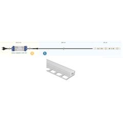 McLED LPK100W Sada pro osvětlení niky - profil, LED, zdroj, délka 100 cm