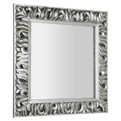 Sapho Zeegras Zrcadlo v rámu 90x90 cm, stříbrná IN401