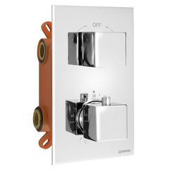 Sapho Lazus Podomítková sprchová termostatická baterie, box, 3 výstupy, chrom 1102-63