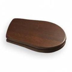 Kerasan Retro WC sedátko, dřevo masiv- ořech/bronz 109340