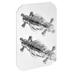 Sapho Sassari Podomítková sprchová termostatická baterie,2 výstupy, chrom SR392