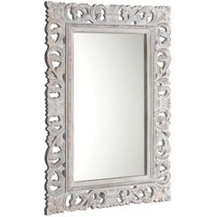 Sapho Scule Zrcadlo v rámu 80x120 cm, bílá IN324