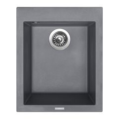 Sinks Cube 410 Granitový dřez bez odkapu, 41x50cm, titanium, TLCU41050072