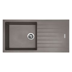 Sinks Perfecto 1000 Granitový dřez s odkapem oboustranné provedení, 100x50cm, truffle, ACRPE10050054