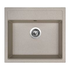 Sinks Solo 560 Granitový dřez bez odkapu, 56x51cm, avena, ACRSO56051029