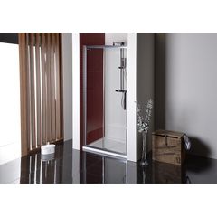 Polysan Lucis Line Sprchové dveře 100 cm, chrom/čiré sklo, DL1015