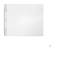 Polysan Plain Panel boční 74, 740x590 mm, bílá 72678