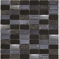 EBS City mozaika 30x30,3 negro