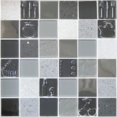 EBS Kitchen mozaika 30x30 gris
