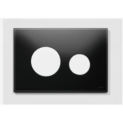 Tece Loop Tlačítko sklo černé/bílé 9240654