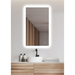 Amirro Ambiente Zrcadlo 100 x 60 cm s LED podsvícením s dotykovým senzorem, 411-156