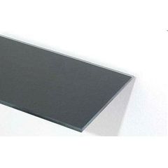 Amirro Cover Black Skleněná polička 60x12 cm, černá, 100-036