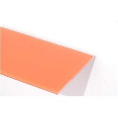Amirro Cover Orange Skleněná polička 60x12 cm, oranžová, 100-043