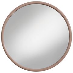 Amirro Kuba Kruhové zrcadlo, 40 cm, béžová, 150-292