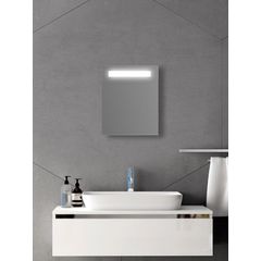 Amirro Luna Zrcadlo 40 x 50 cm s LED osvětlením s vypínačem, 902-036