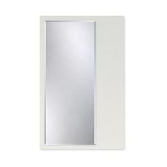 Amirro Memo-board Zrcadlo s fazetou s podkladem ze skla Lacobel v odstínu bílé 411-187