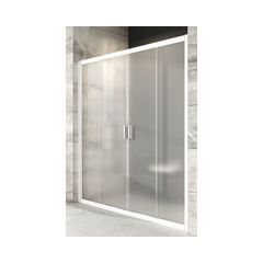 Ravak Blix Sprchové dveře 160 cm, grape/bílá BLDP4-160 0YVS0100ZG