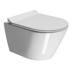 GSI Kube X WC závěsné Swirlflush 36 x 50 cm, bílá ExtraGlaze 941611