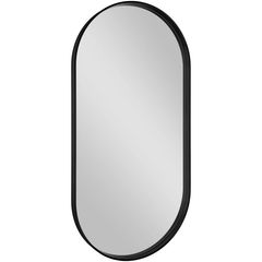 Sapho Avona Zrcadlo oválné 50x100 cm, černý rám AV500 