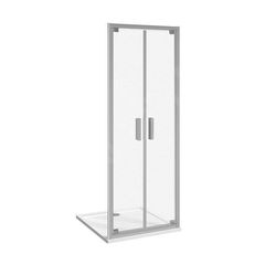 Jika Nion Sprchové dveře pivotové dvoukřídlé, 80 cm, stříbrná/sklo arctic H2562N10006661
