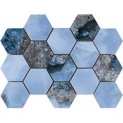 EBS Danae hexagon 22,5x32,5 navi lesklý