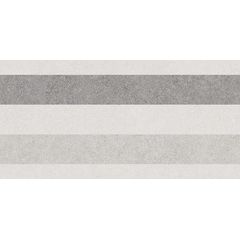 Rako Block WARVK080 dekor obklad 29,8x59,8 světle šedá lesklá 8 mm