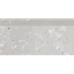 Rako Castone DCP84856 schodovka 40x80 cement šedá rekt.